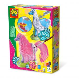 Zestaw kreatywny Odlewy gipsowe SES Creative 3D Lśniące Koniki